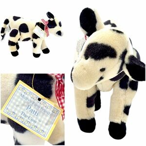 Vintage 1991 Patti The Cow #425 Down On The Farm Muffy Collection Plush Toy